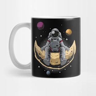 astronaut on the moon Mug